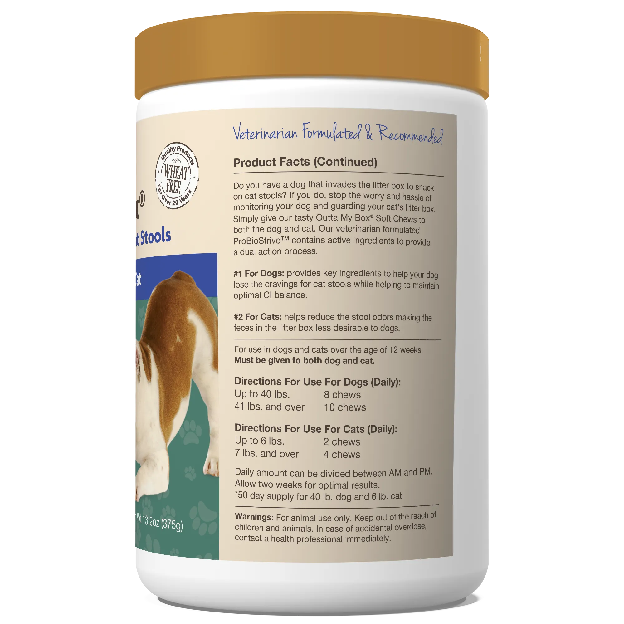 NaturVet Outta My Box 500 soft chews