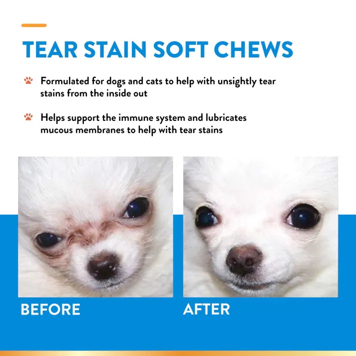 NaturVet Tear Stain Supplement plus Lutein 70 soft chews