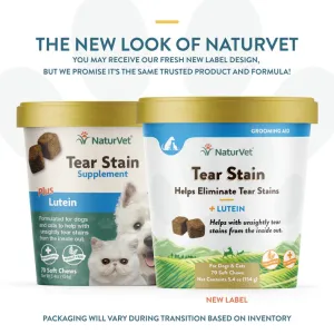 NaturVet Tear Stain Supplement plus Lutein 70 soft chews