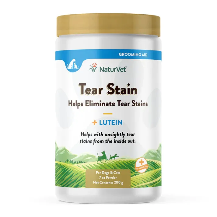 NaturVet Tear Stain Supplement plus Lutein 7oz powder