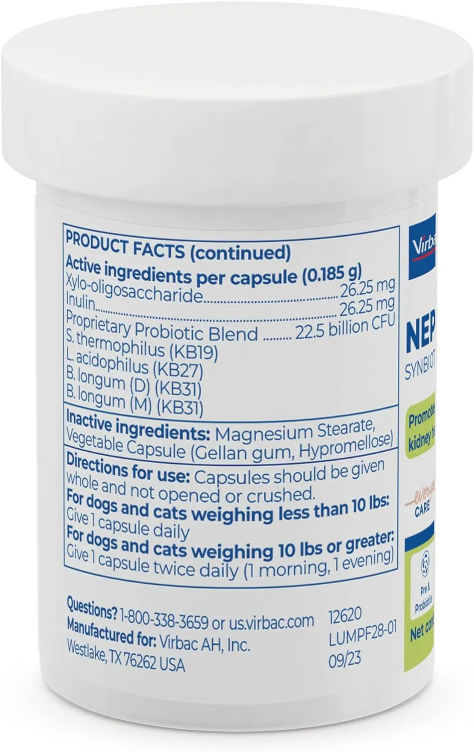 Nephrodyl Synbiotic Capsules Kidney Support for Dogs & Cats (60 capsules)