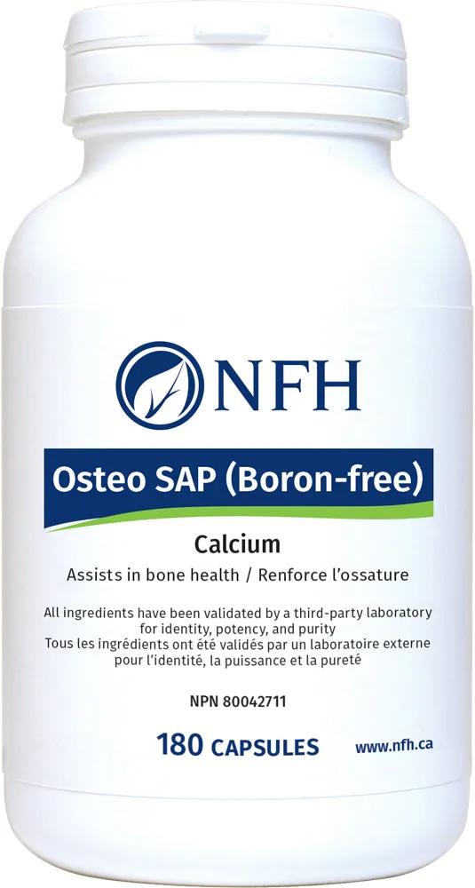 NFH Osteo SAP (Boron‑Free) 180 Capsules