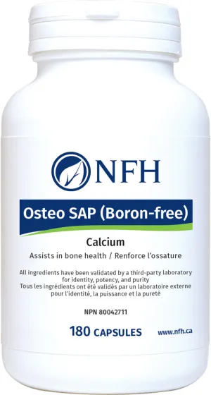 NFH Osteo SAP (Boron‑Free) 180 Capsules