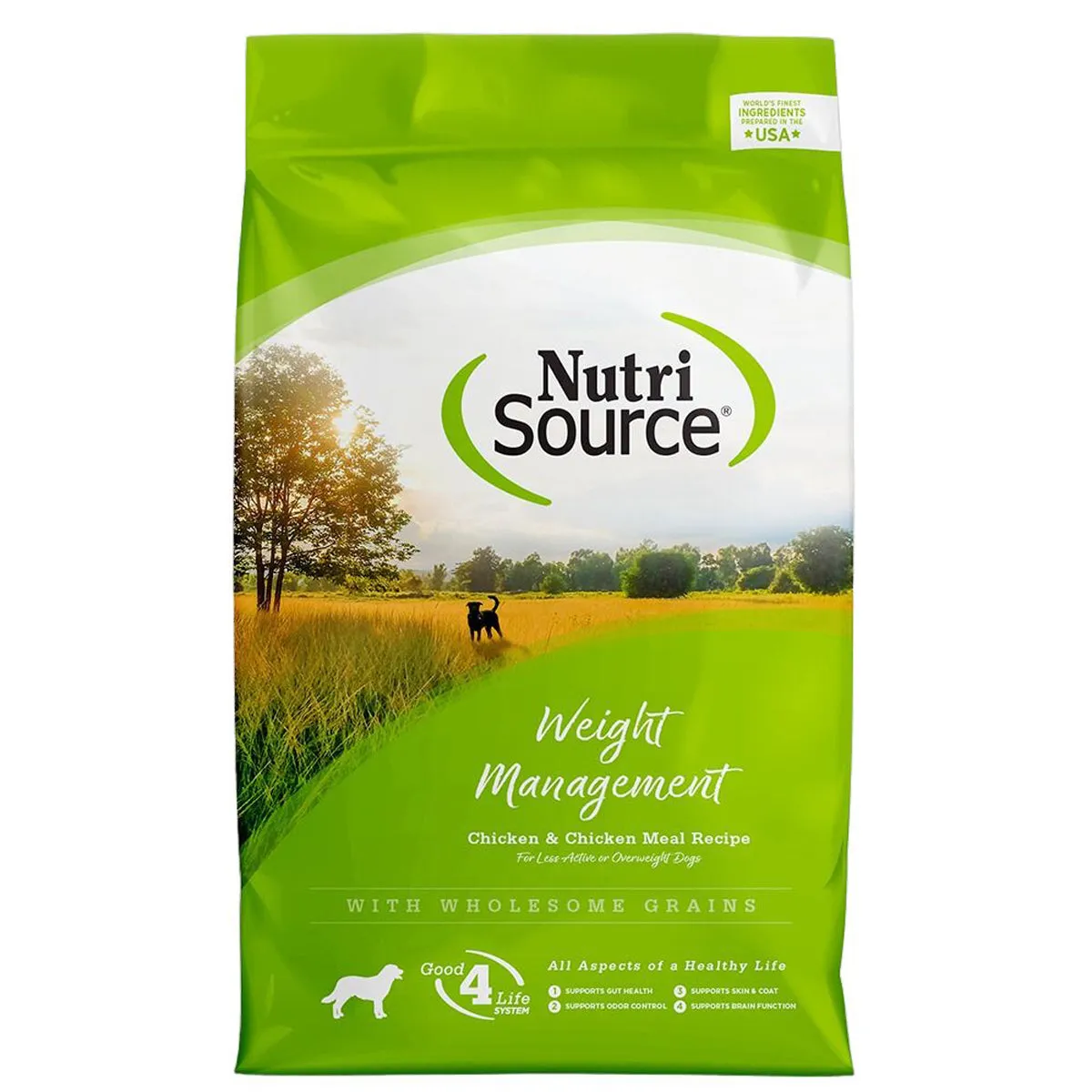 NutriSource Weight Management Chicken Rice Dry Dog Food 26lb