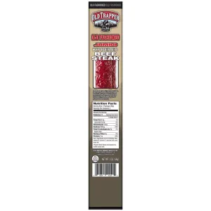 Old Trapper Kippered Old Fashioned Beef Steak 2 oz Bagged