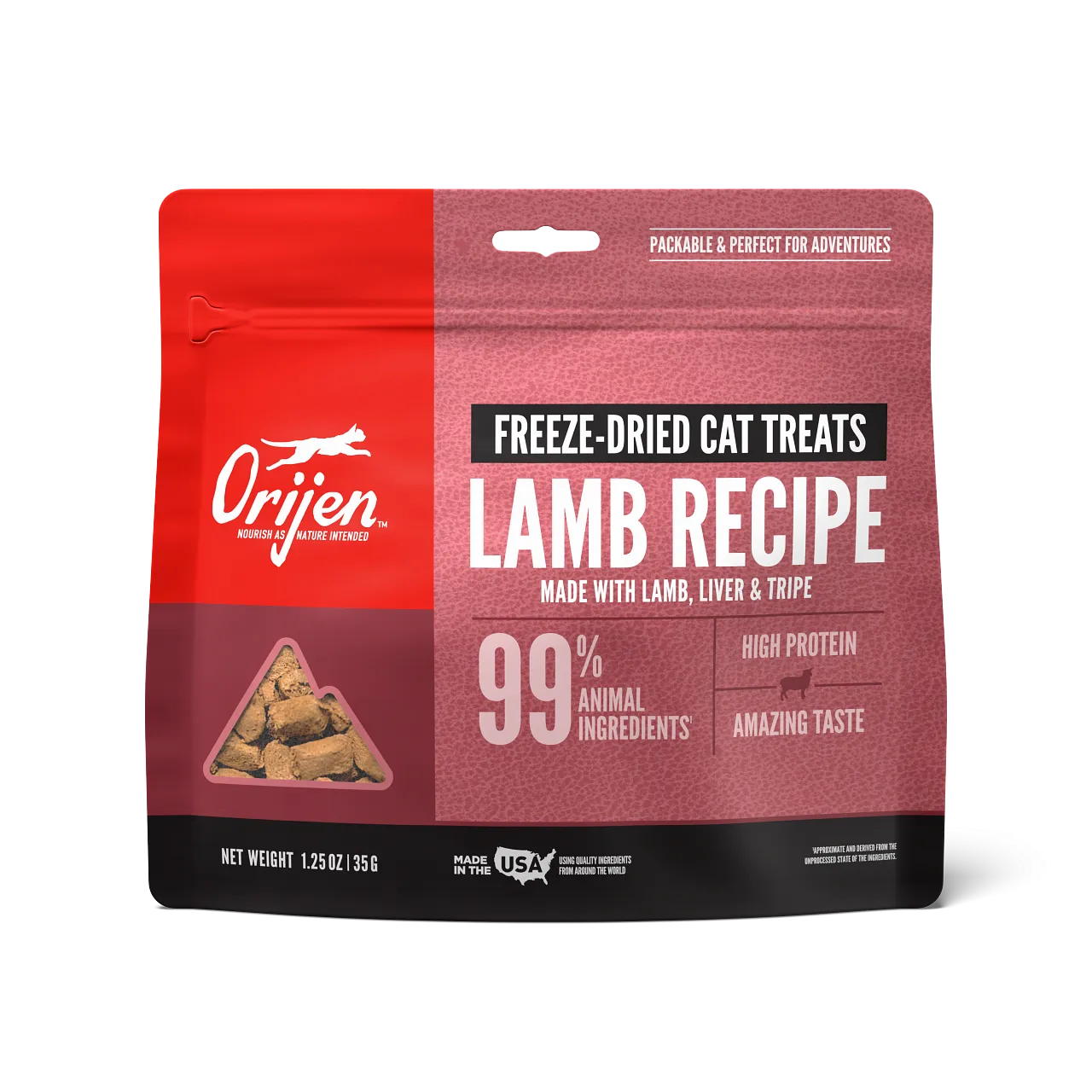 Orijen Lamb Freeze-Dried Cat Treats 1.25 oz.