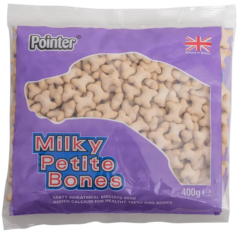 Pointer Milky Petite Bones 400g
