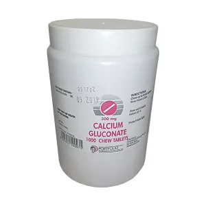 Portfolio Calcium Gluconate 1000 Tablets