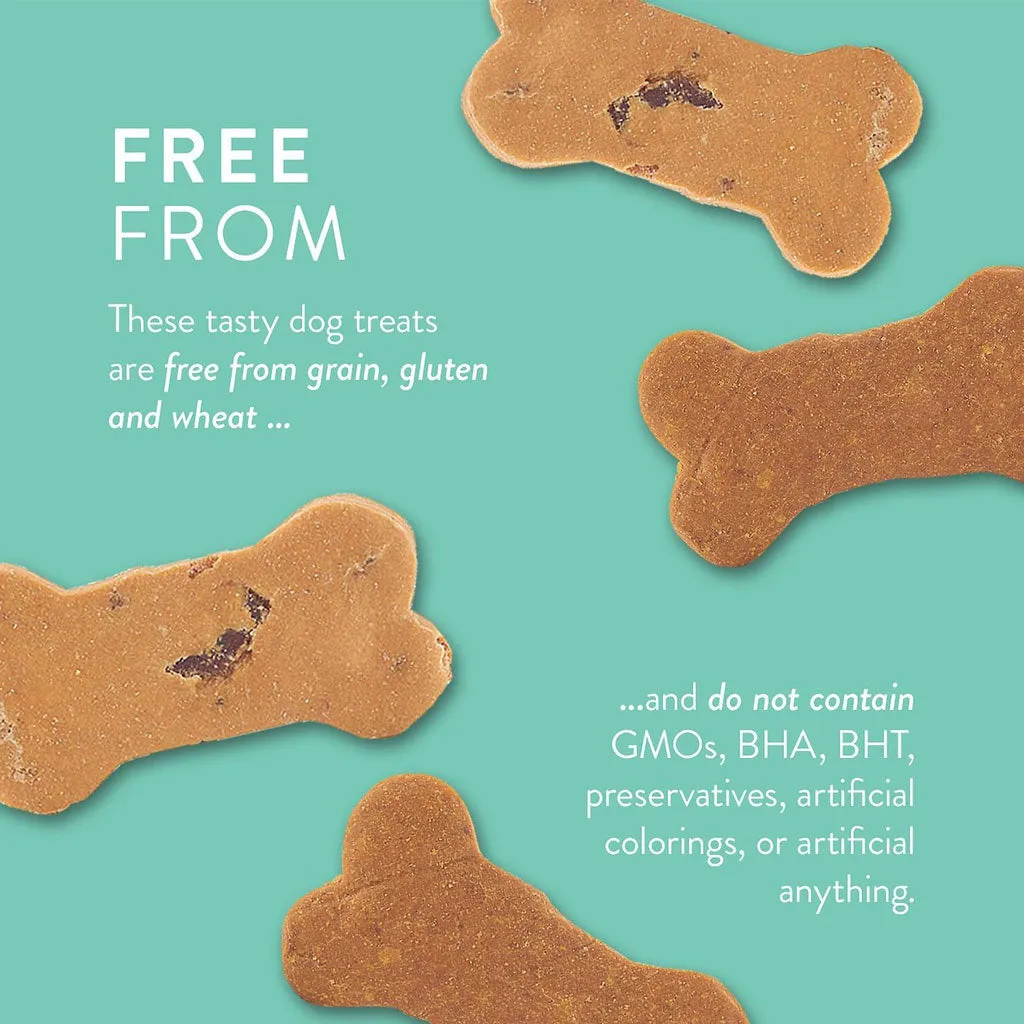 Portland Pet Food Company Grain & Gluten-Free Bacon Biscuits Dog Treats, 5-oz