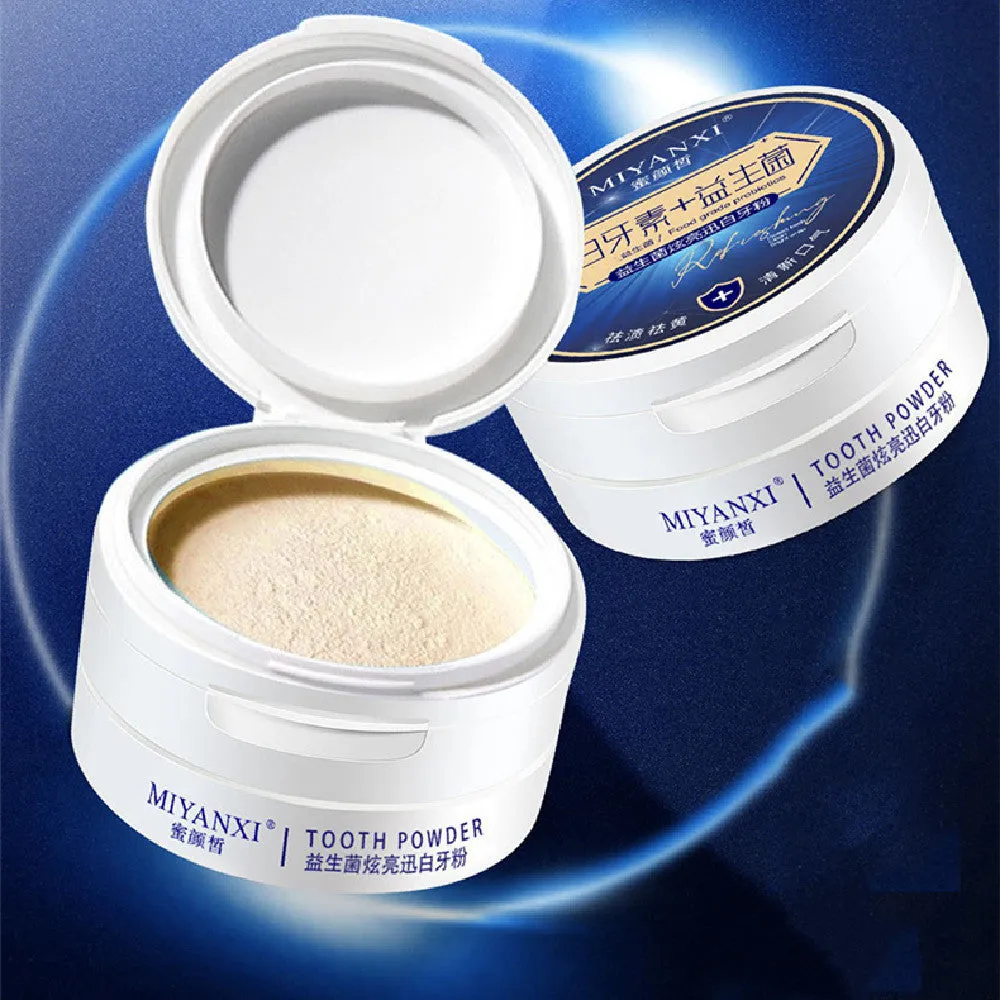 Probiotics Bright & Fast Whitening Toothpowder – Removes Stains & Strengthens Teeth