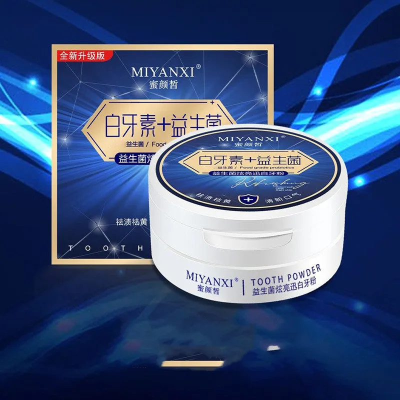 Probiotics Bright & Fast Whitening Toothpowder – Removes Stains & Strengthens Teeth