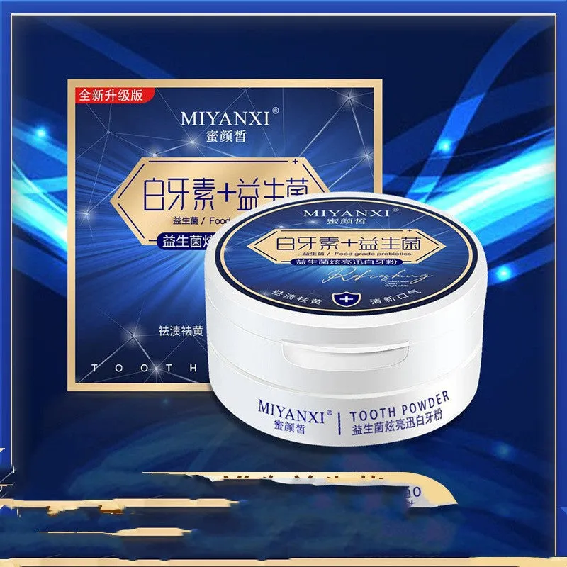 Probiotics Bright & Fast Whitening Toothpowder – Removes Stains & Strengthens Teeth