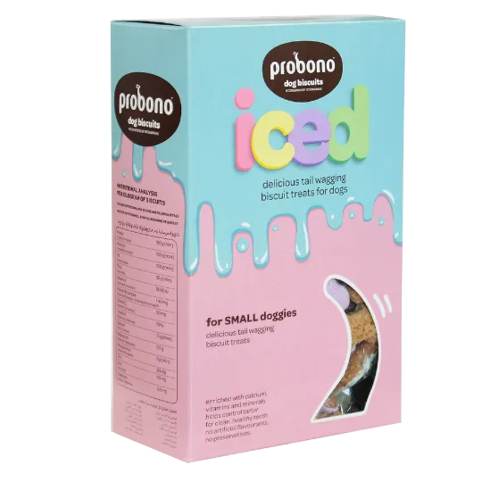 Probono Iced Biscuits - 1kg Box for small and large dogs