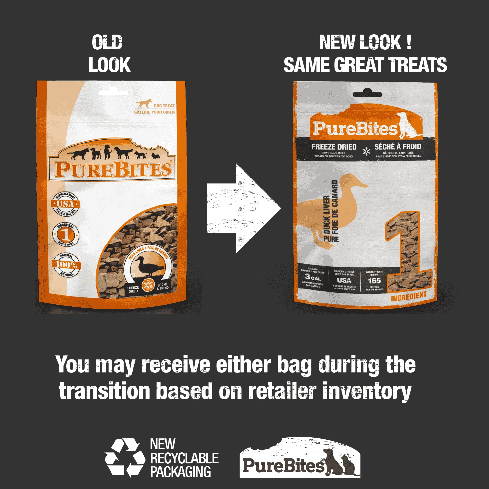 PureBites for Dogs - Duck Liver Freeze Dried Treats