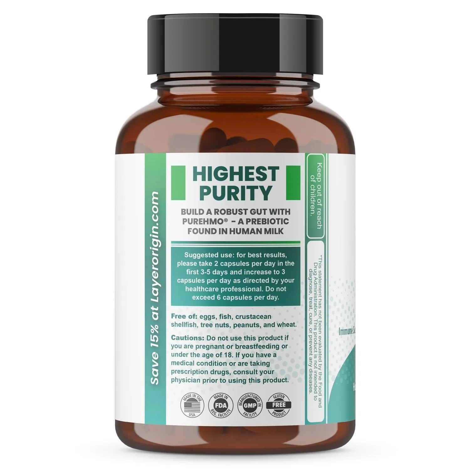 PureHMO® Human Milk Oligosaccharides (HMO) Prebiotic, 2'-Fucosyllactose