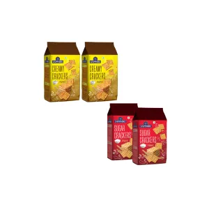 Sapphire Creamy Crackers 350g (Pack of 2)   Sapphire Sugar Crackers, 350g (Pack of 2) (Combo Pack)