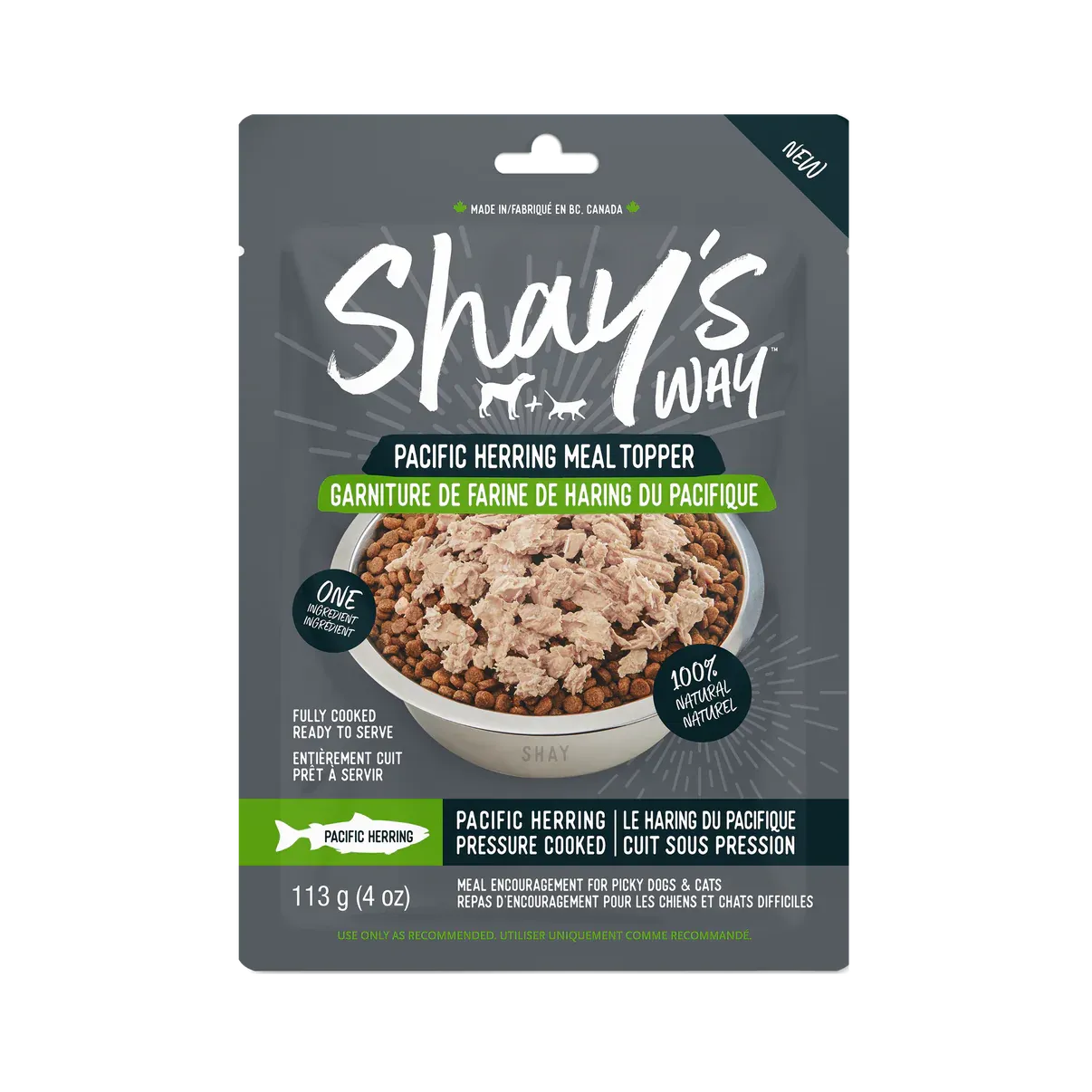 Shay's Way - Pacific Herring Meal Topper