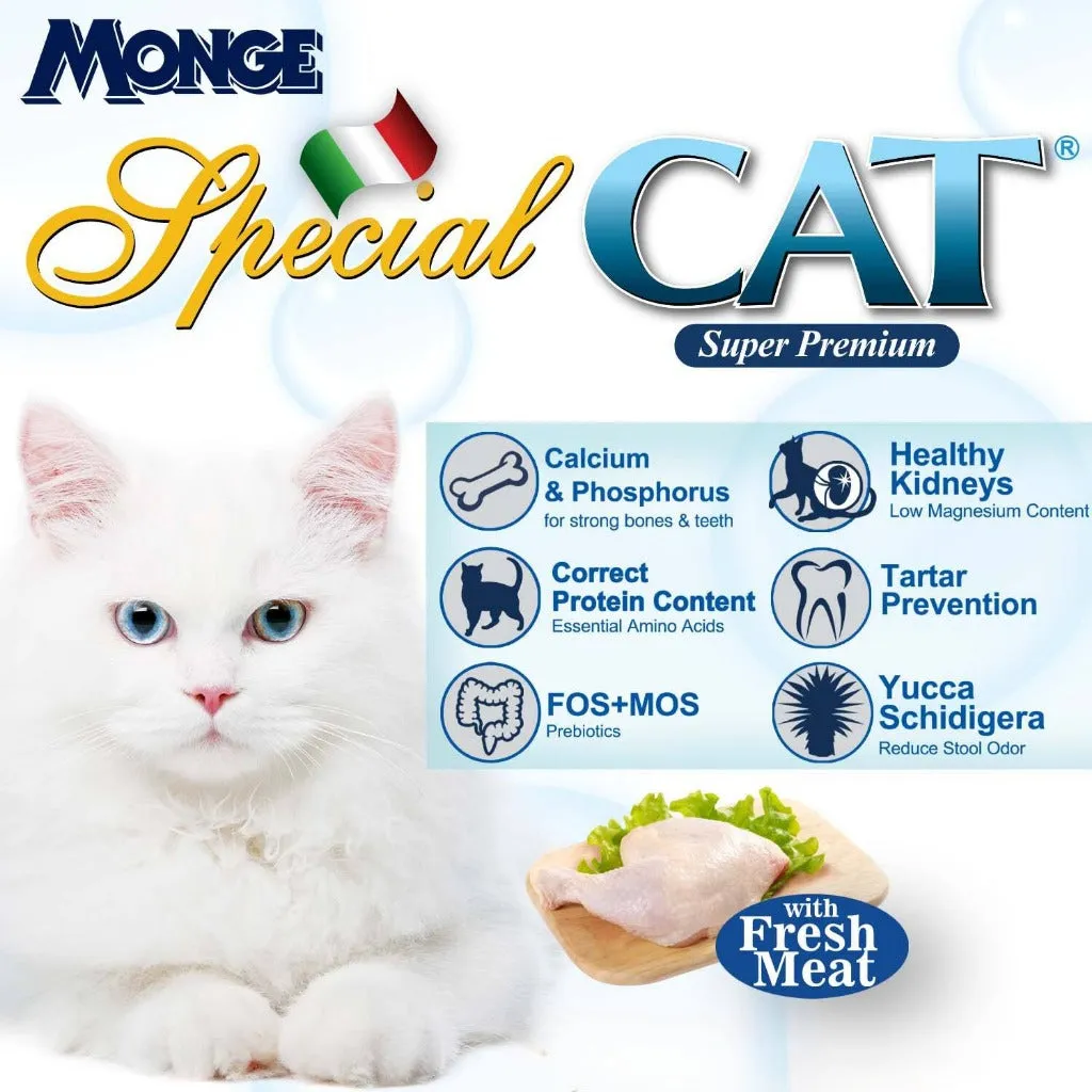 Special Cat Adult Dry Food 1.5kg, Chicken and Turkey All Life Stages