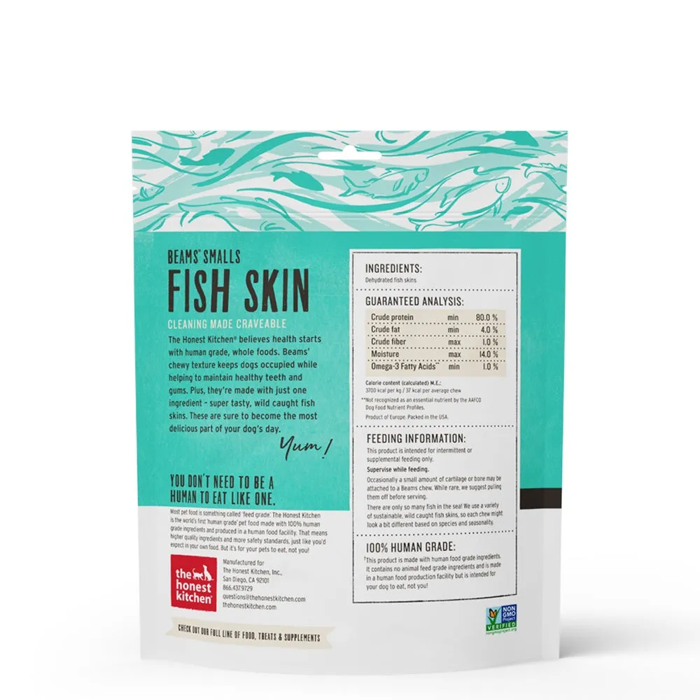 The Honest Kitchen BEAMS SMALLS Wild Caught Fish Skins Chews for Dogs