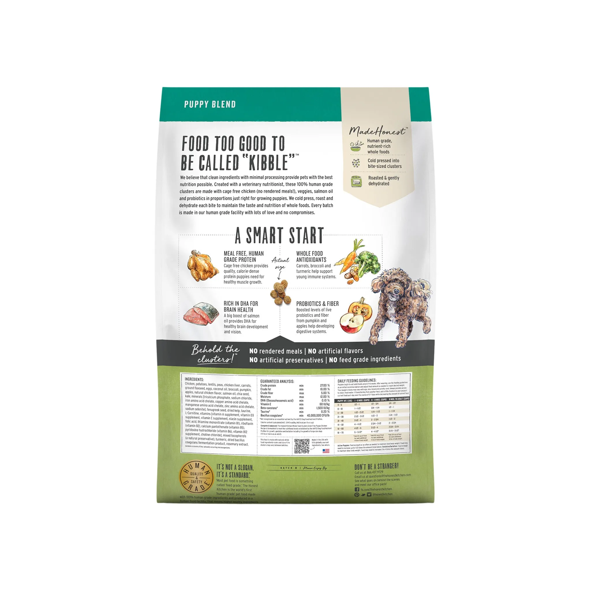 The Honest Kitchen Grain Free Whole Food Clusters for Puppies