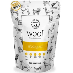 The New Zealand Natural Pet Food Co Woof Freeze-Dried Dog Wild Goat 1.76 oz