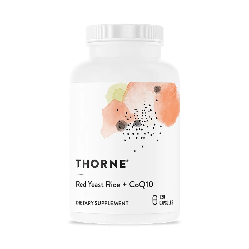 Thorne Red Yeast Rice   CoQ10 120 caps ( formerly Choleast)