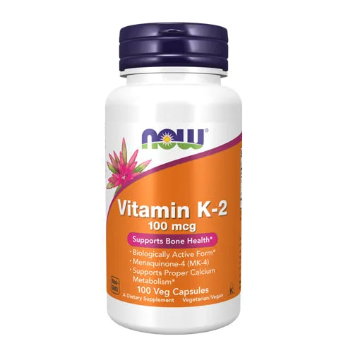 Vitamin K-2 100 Vcaps By Now Foods