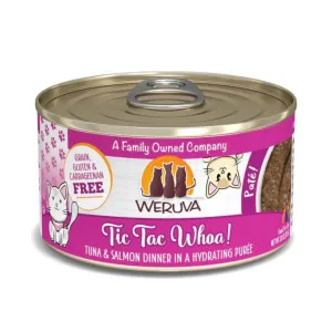 Weruva Classics Pate's Tic Tac Whoa Tuna & Salmon Recipe in Hydrating Puree Canned Cat Food