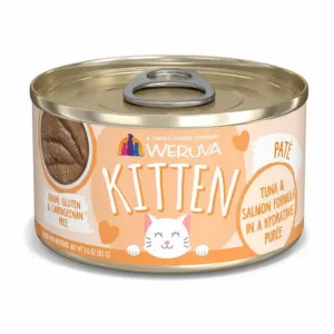 Weruva Kitten Tuna & Salmon Puree Recipe Canned Cat Food