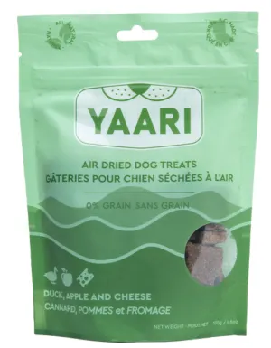 Yaari Air Dried Duck Apple & Cheese Dog Treats 130g