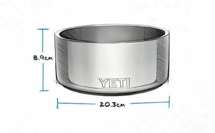 YETI BOOMER 8 DOG BOWL - NAVY