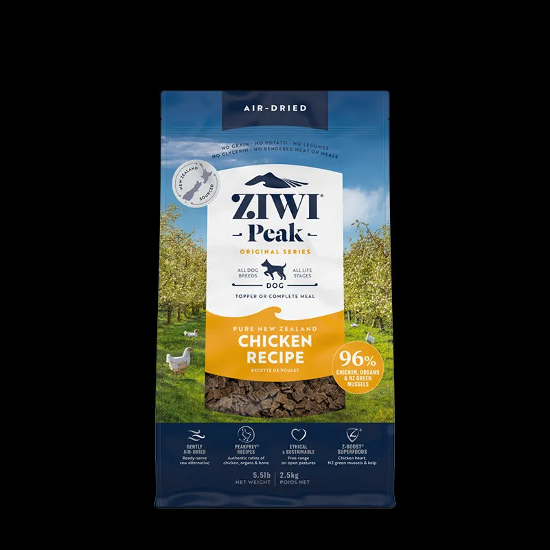 Ziwi Peak Air Dried Chicken Recipe Dry Dog Food