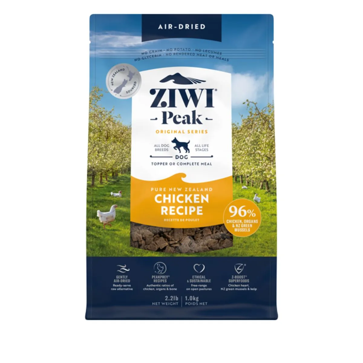Ziwi Peak Air Dried Chicken Recipe Dry Dog Food