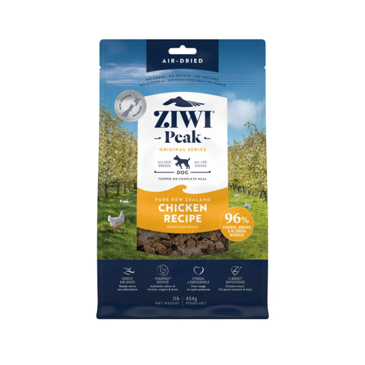 Ziwi Peak Air Dried Chicken Recipe Dry Dog Food
