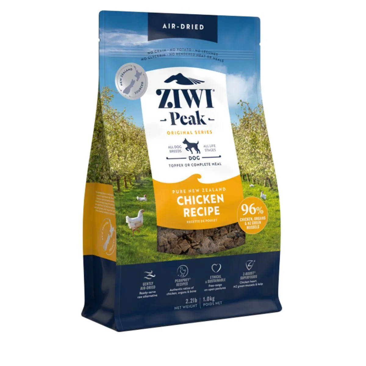 Ziwi Peak Air Dried Chicken Recipe Dry Dog Food